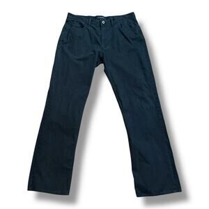 Banana Republic Chino Pants Mens Black 5 Pocket Straight Fit Size 33/32